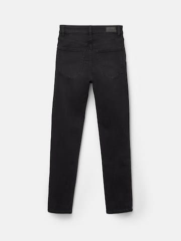 Pull&Bear Skinny Jeansy w kolorze czarny