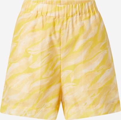 Pantaloni 'Cecile' LeGer Premium pe galben / galben deschis / alb, Vizualizare produs