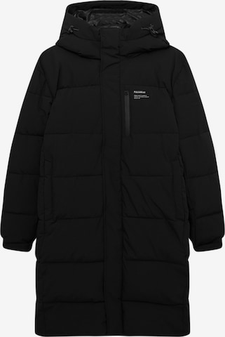 Pull&Bear Zimný kabát - Čierna: predná strana