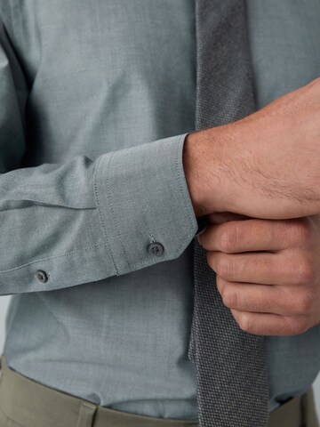 Coupe slim Chemise Next en bleu