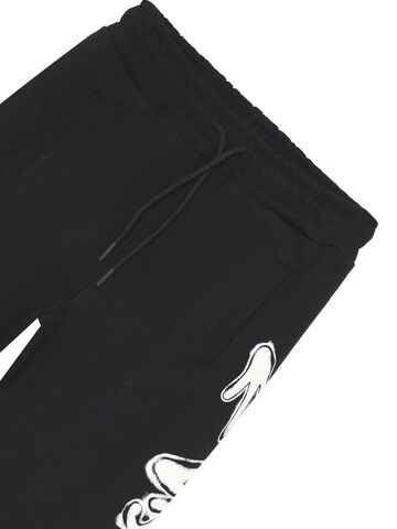 DISCLAIMER Tapered Hose 'Street Graffiti' in Schwarz