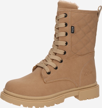 Bottes s.Oliver en beige : devant