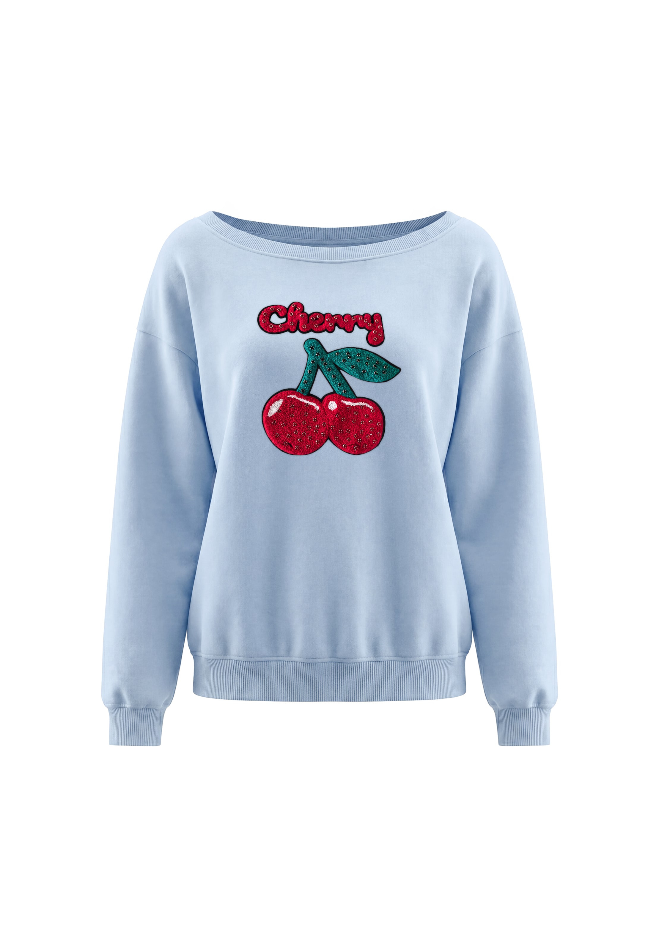 Sweat-shirt MYMO en bleu : devant