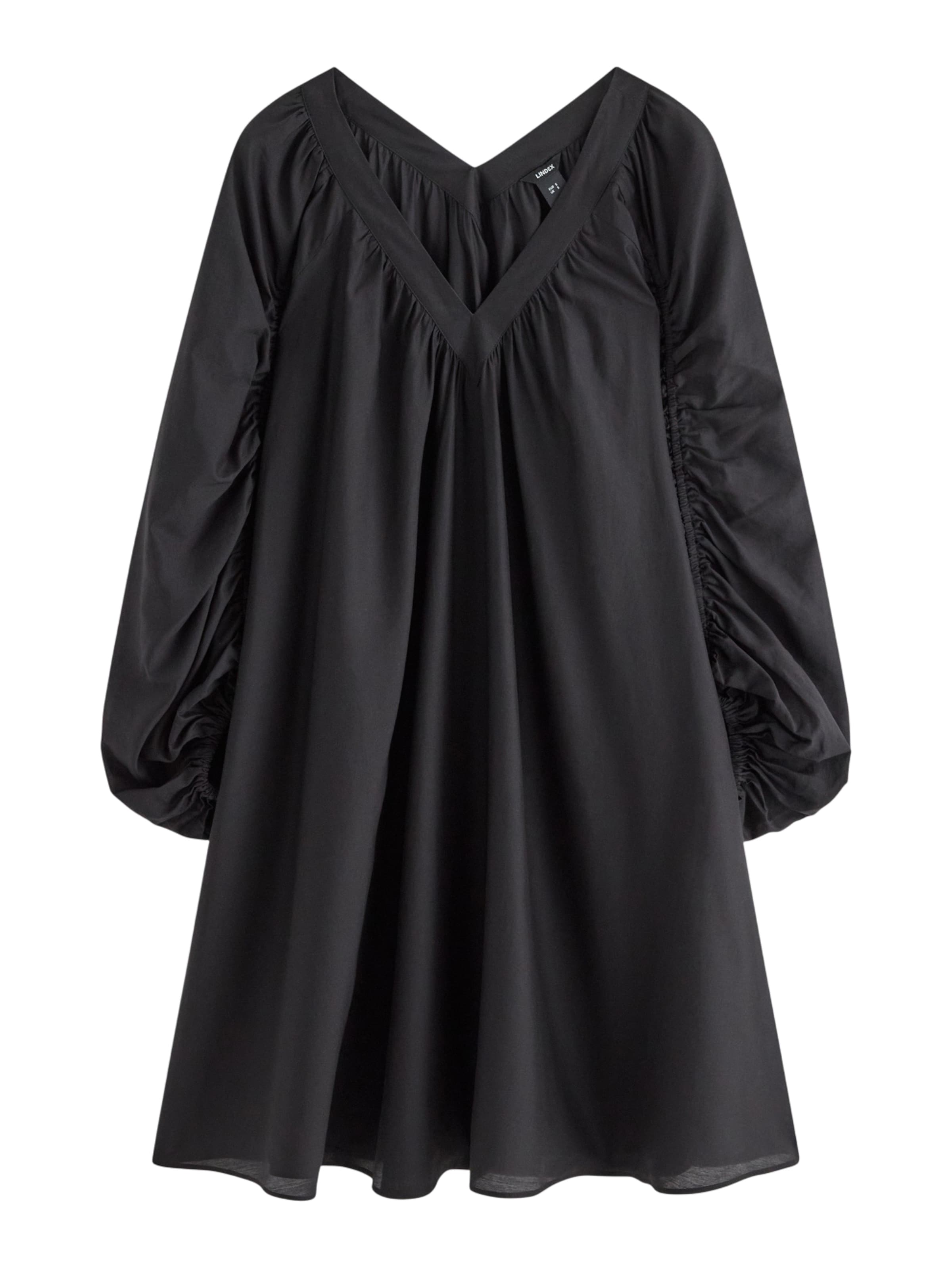 Lindex Kleid 'Caitlyn' in Schwarz: Vorderseite