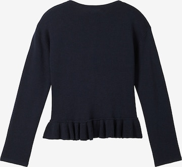 TOM TAILOR Knit cardigan in Blue