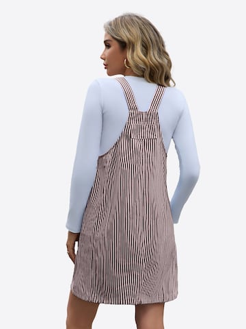 Imily Bela Dungaree skirt in Brown