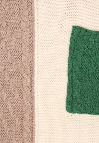 swirly Trui 'Back To School' in Beige
