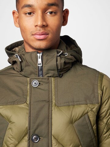 TOMMY HILFIGER Parka 'Rockie' in Grün