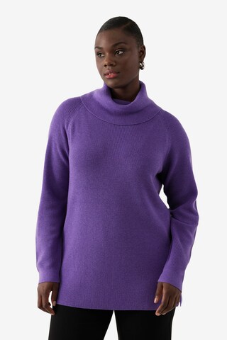 Ulla Popken Pullover in Lila: predná strana