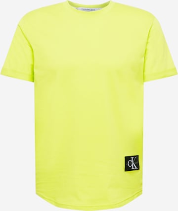 Calvin Klein Jeans - Camiseta en amarillo: frente