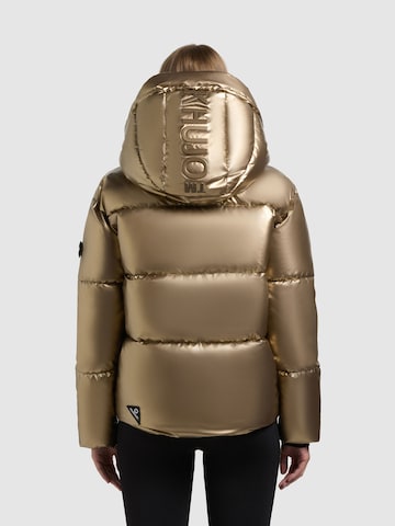 khujo Winter Jacket 'Devina' in Gold