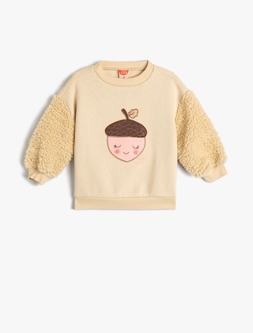 Koton Sweatshirt in Beige: Vorderseite