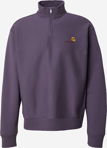 Carhartt WIP Mikina 'American Script' - Fialová: predná strana