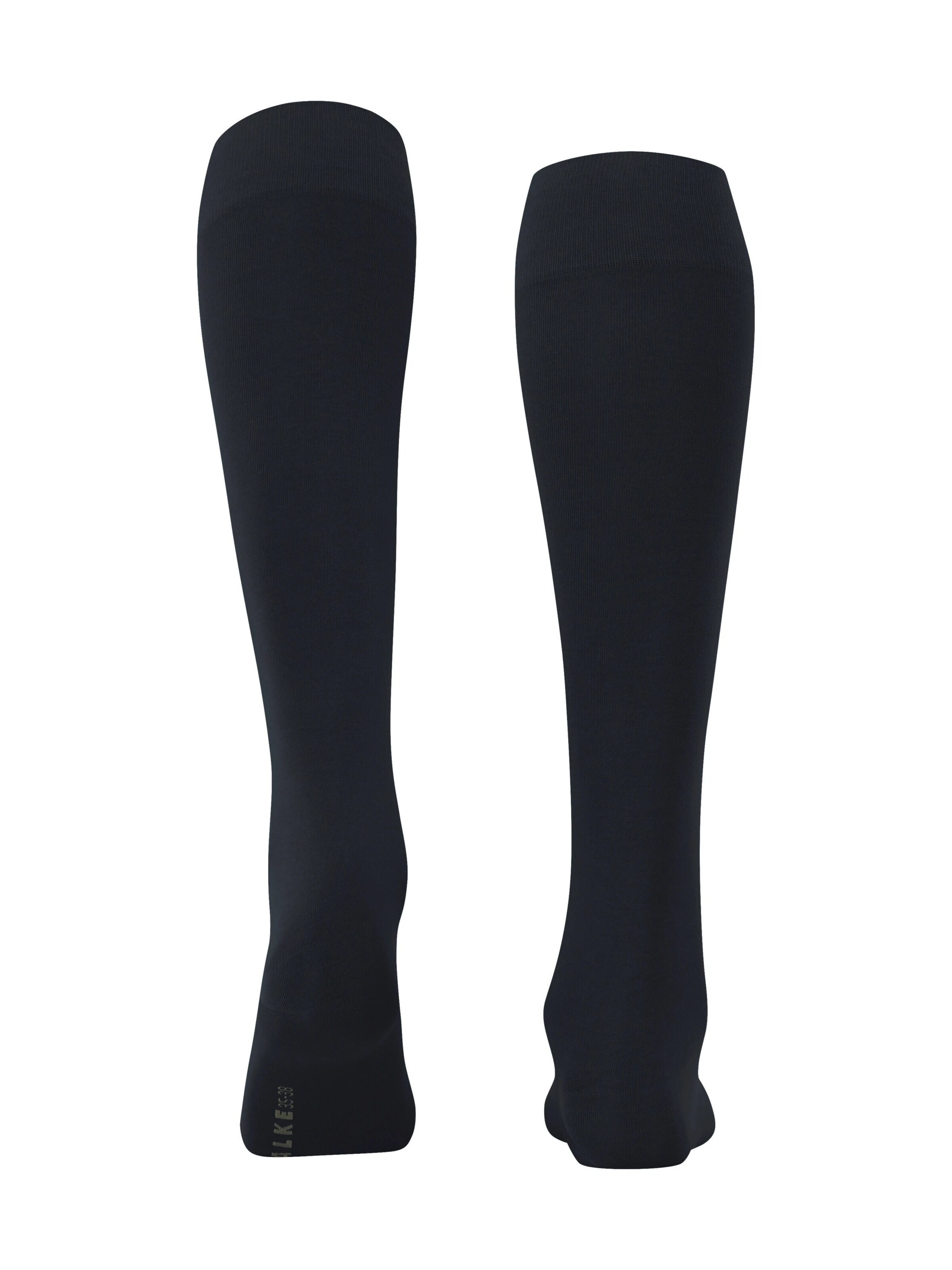 FALKE Knee High Socks 'Cotton Touch' in Grey