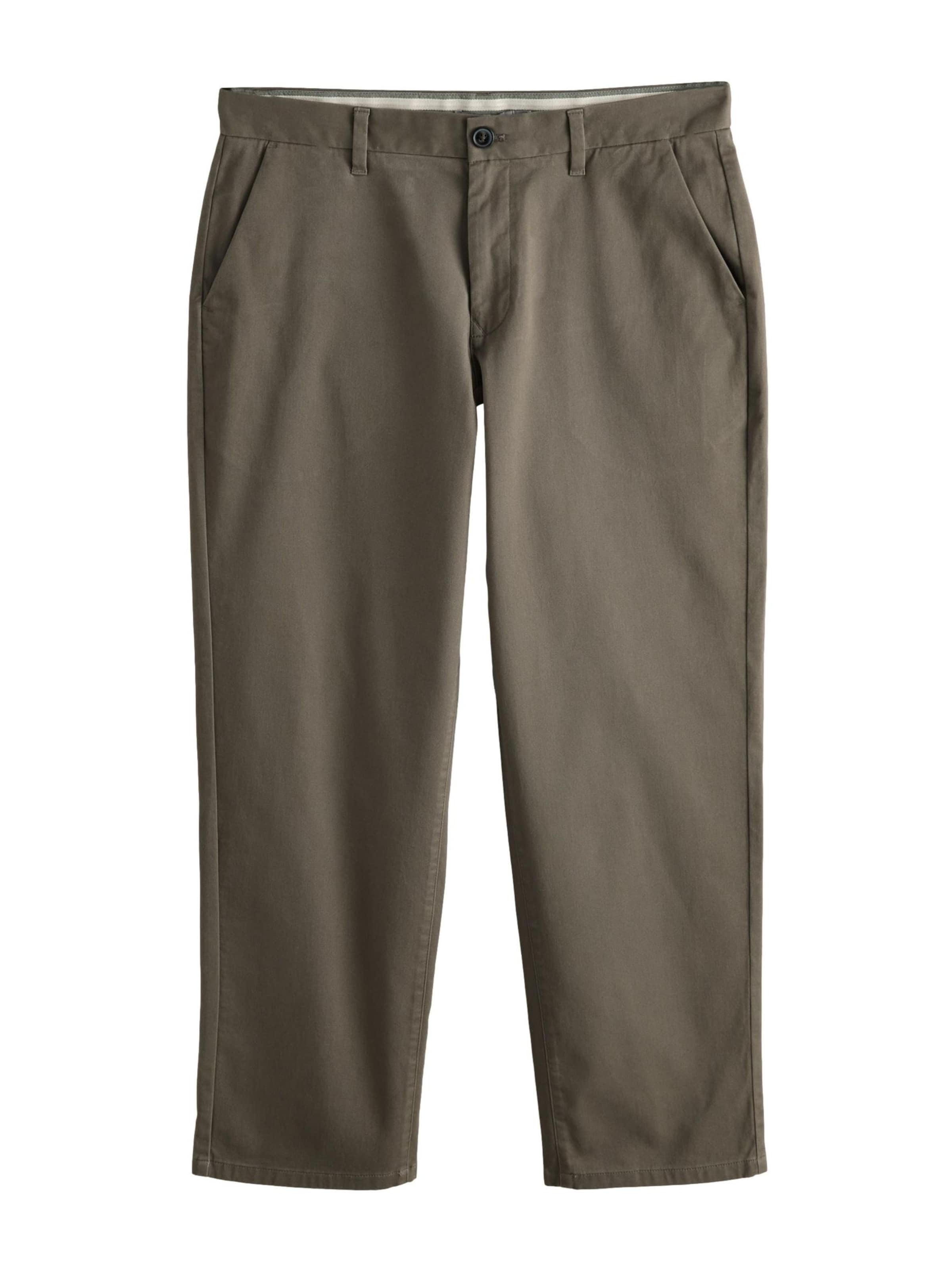 Next Loosefit Παντελόνι τσίνο σε καφέ: μπροστά