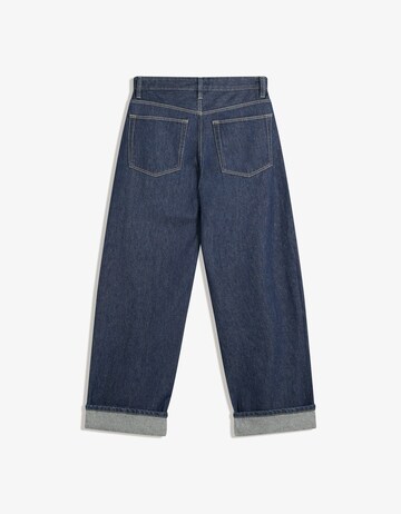 Bershka Wide leg Jeans in Blauw