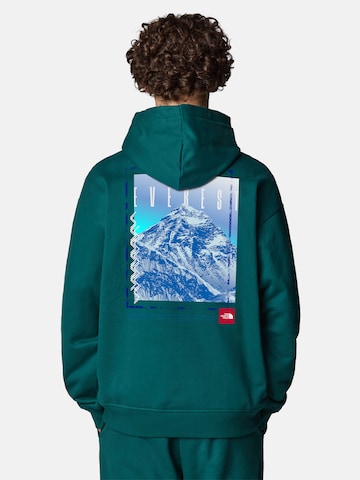 THE NORTH FACE Mikina 'Axys' - Zelená: predná strana