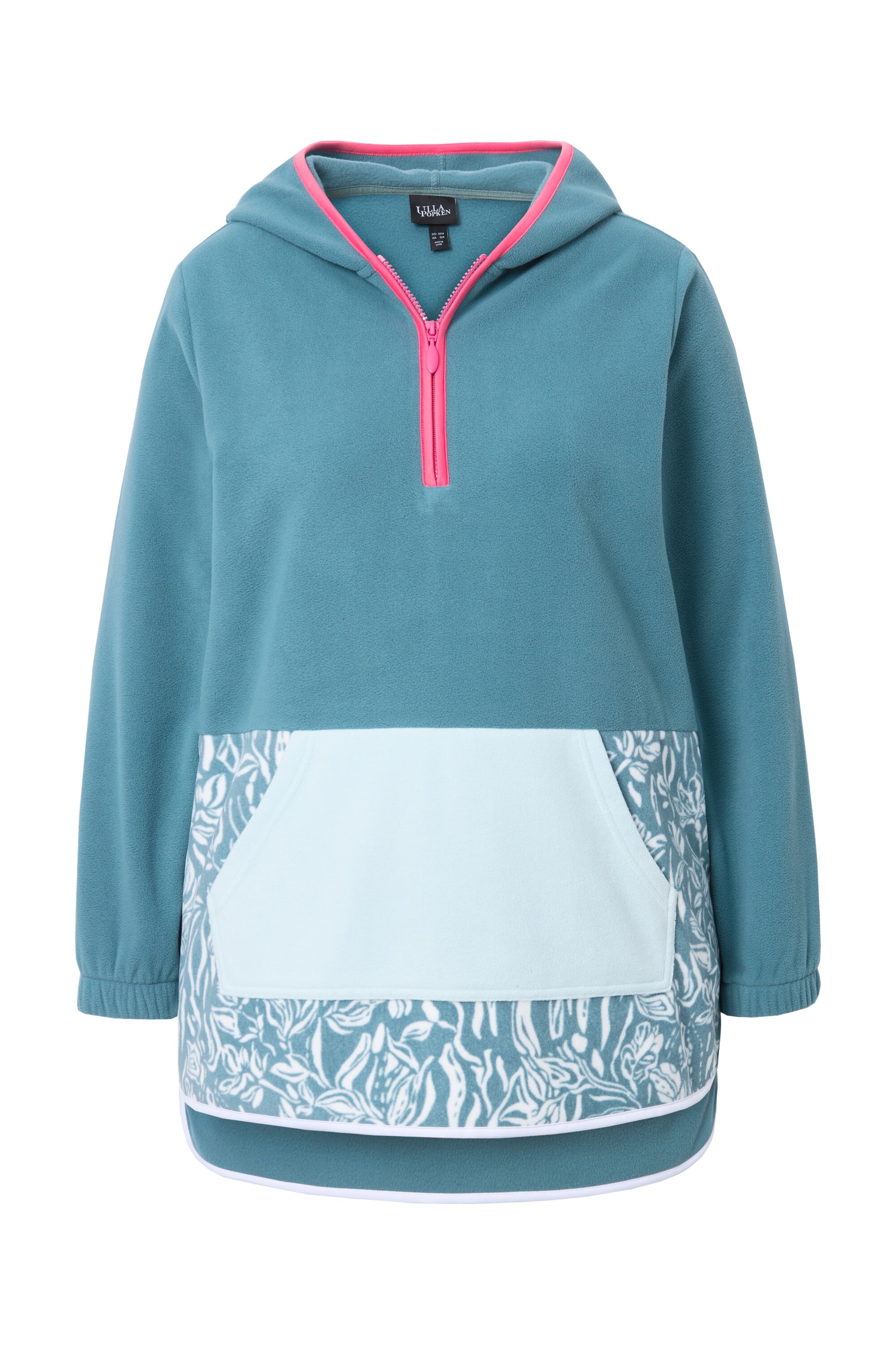 Ulla Popken Sweatshirt in Grün: Vorderseite