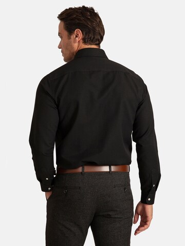Regular fit Camicia business 'Oxford' di Jacey Quinn in nero