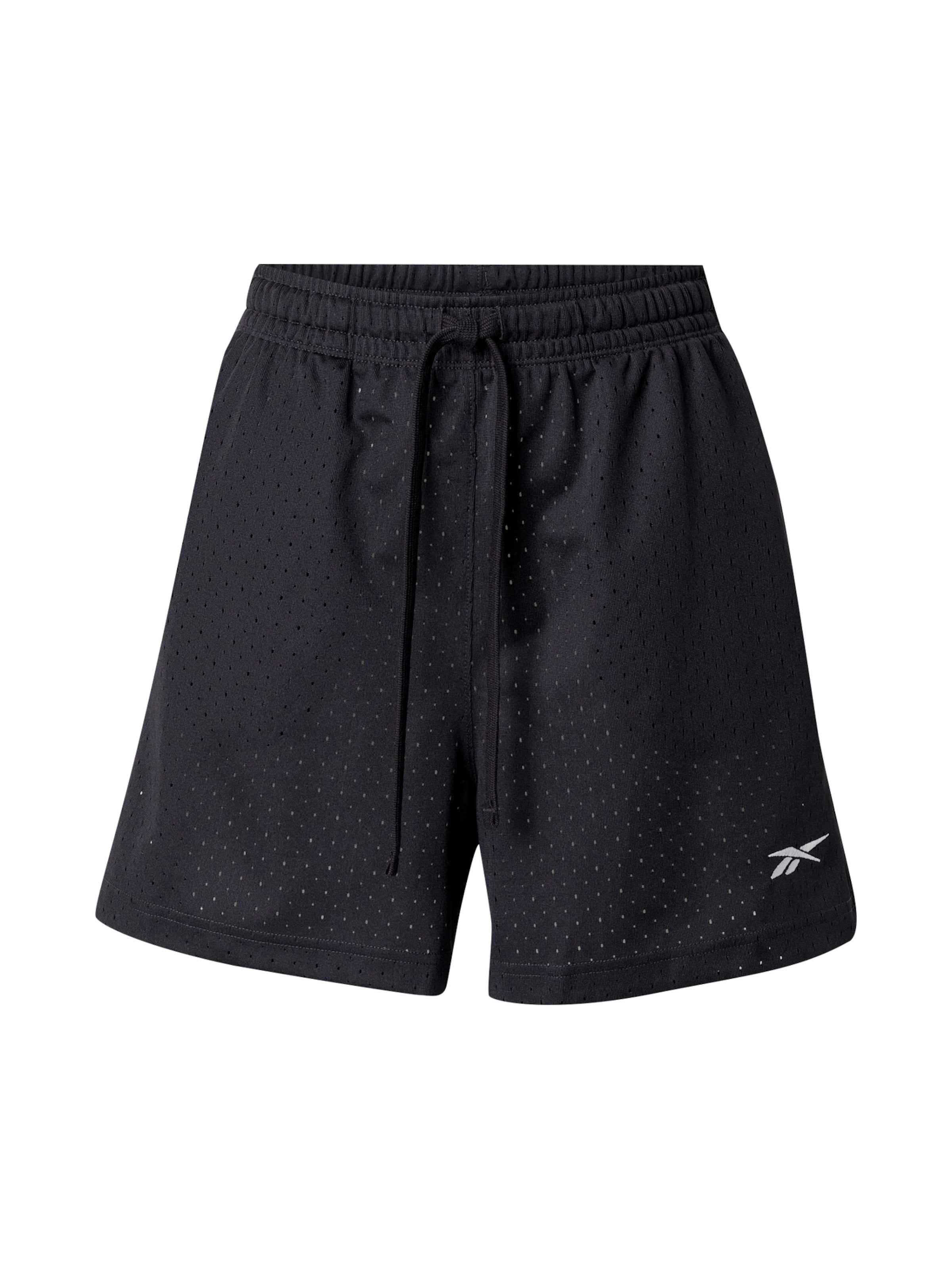 Reebok Regular Sportshorts  'OFF COURT' in Schwarz: Vorderseite