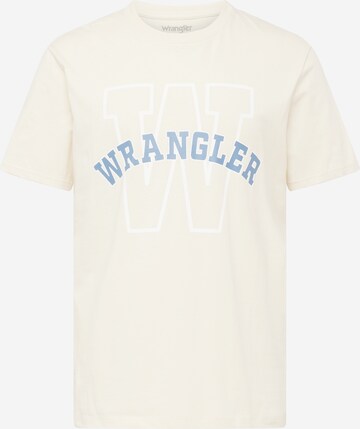 Maglietta di WRANGLER in beige: frontale