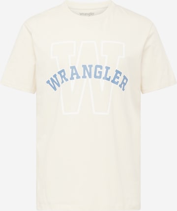 WRANGLER T-Shirt in Beige: predná strana