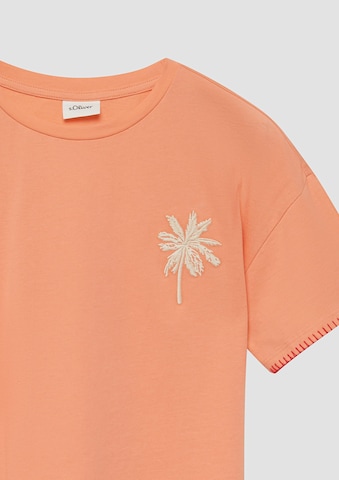 T-Shirt s.Oliver en orange