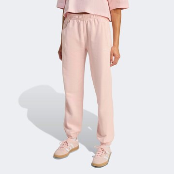 ADIDAS ORIGINALS Tapered Pants in Pink: front