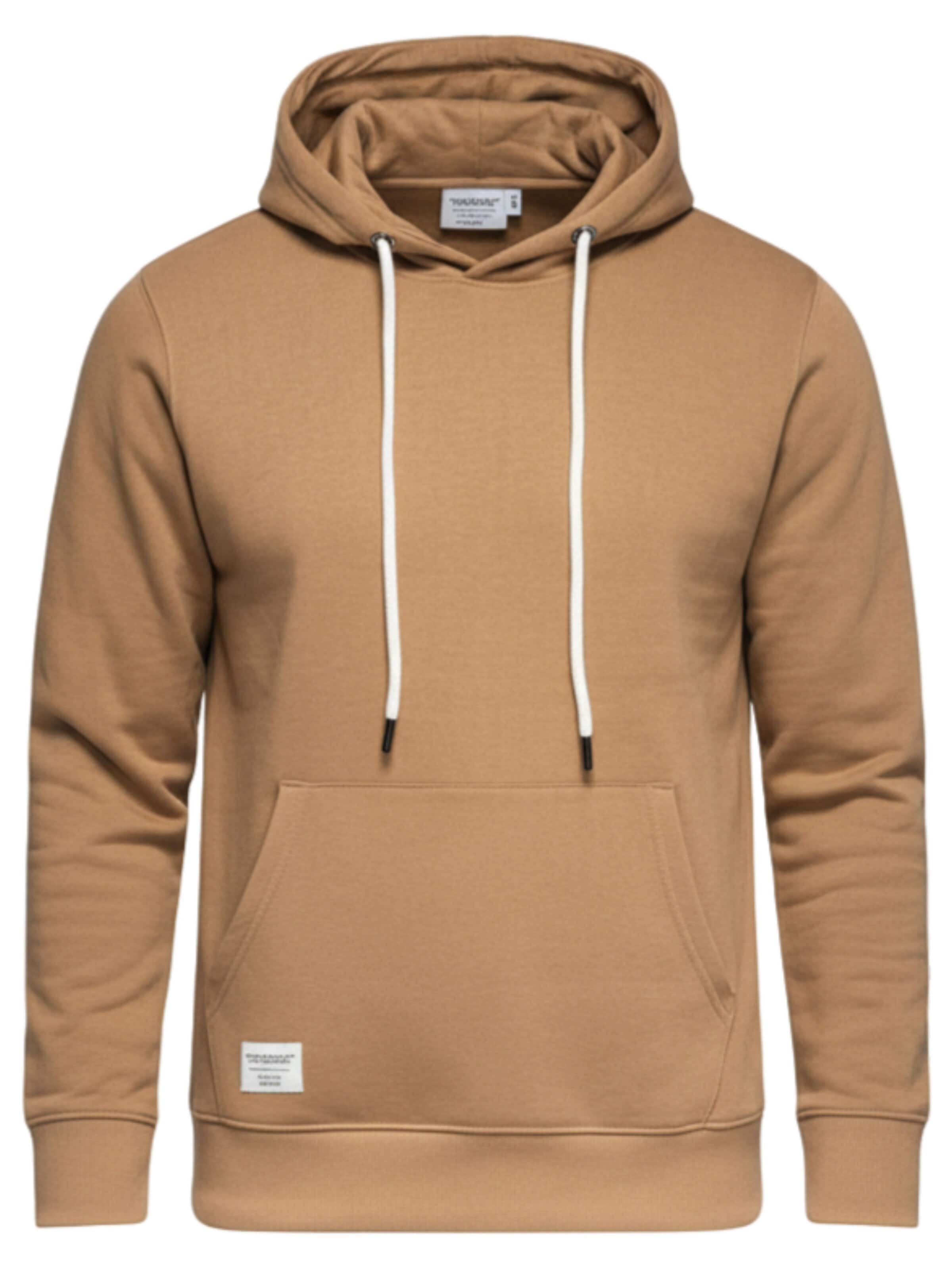 Sweat-shirt Ombre en marron : devant