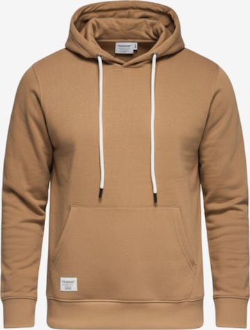Sweat-shirt Ombre en marron : devant