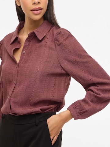 VILA Blouse 'VIZania' in Brown