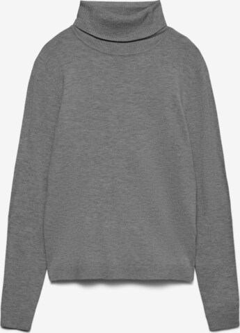 VERO MODA Trui 'VMHAPPINESS' in Grijs: voorkant