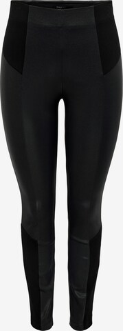 Only Petite Skinny Leggings 'CLAREMONT' in Black: front