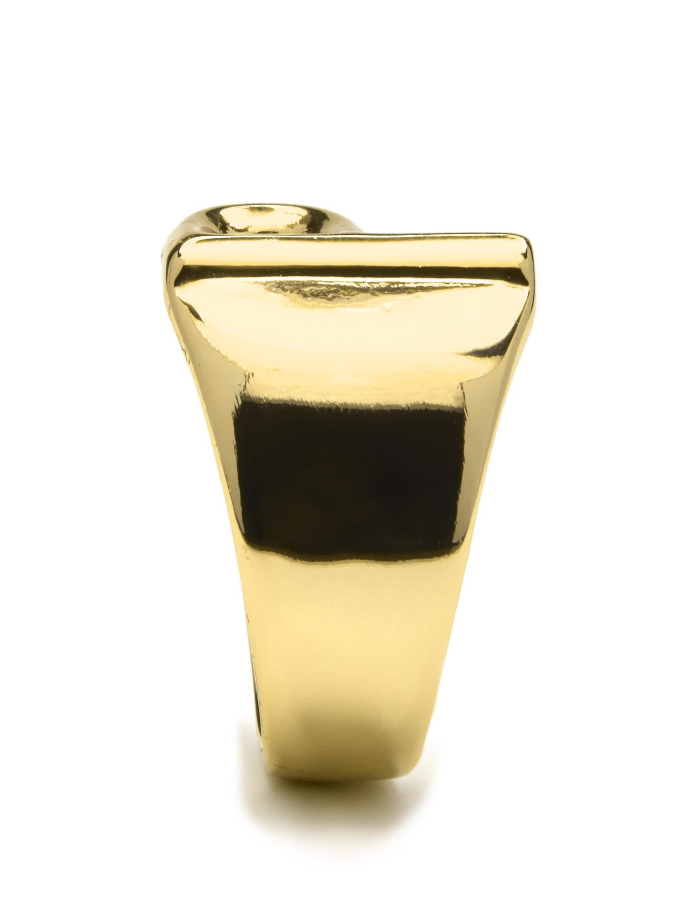 Luxenter Ring 'Alphabet P' in Goud