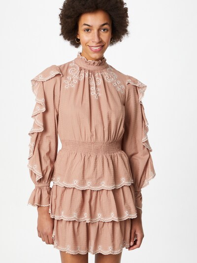 River Island Haljina 'MELANIE' u cappuccino / bijela, Prikaz modela