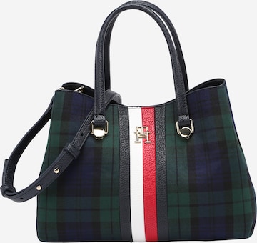 TOMMY HILFIGER Håndtaske i sort: forside