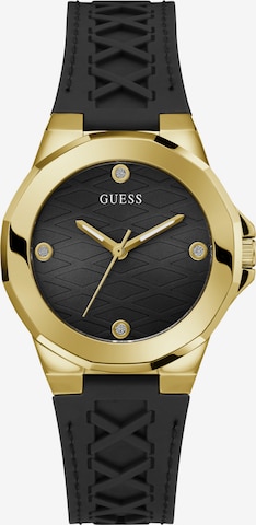 GUESS Analoog horloge 'CORSET' in Zwart: voorkant