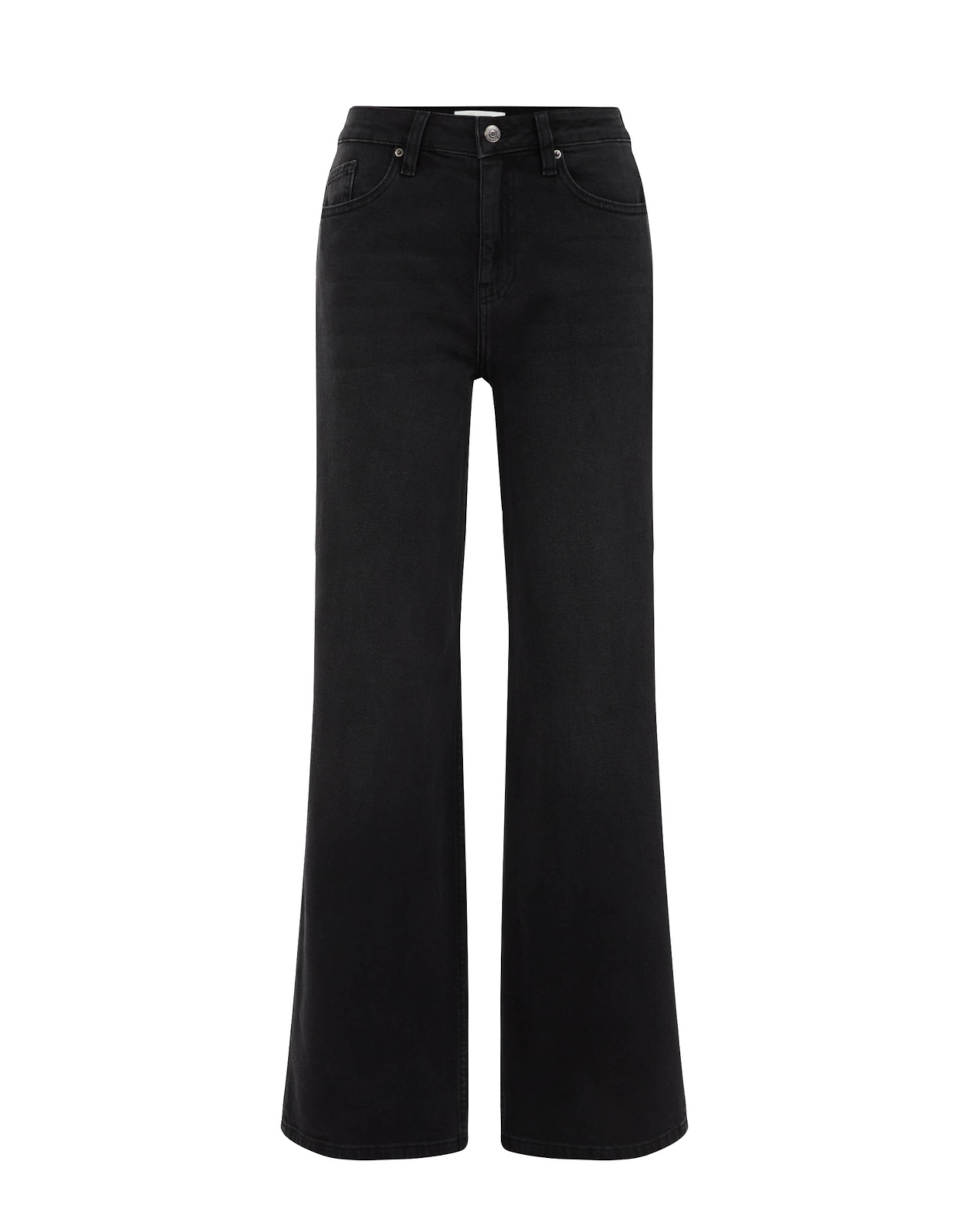 WE Fashion Jeans i black denim, Produktvisning