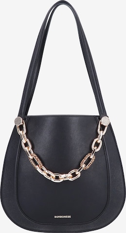 Borbonese Handbag 'Arquette' in Black: front