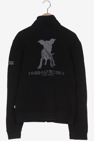 Frieda & Freddies NY Sweatshirt & Zip-Up Hoodie in S in Black