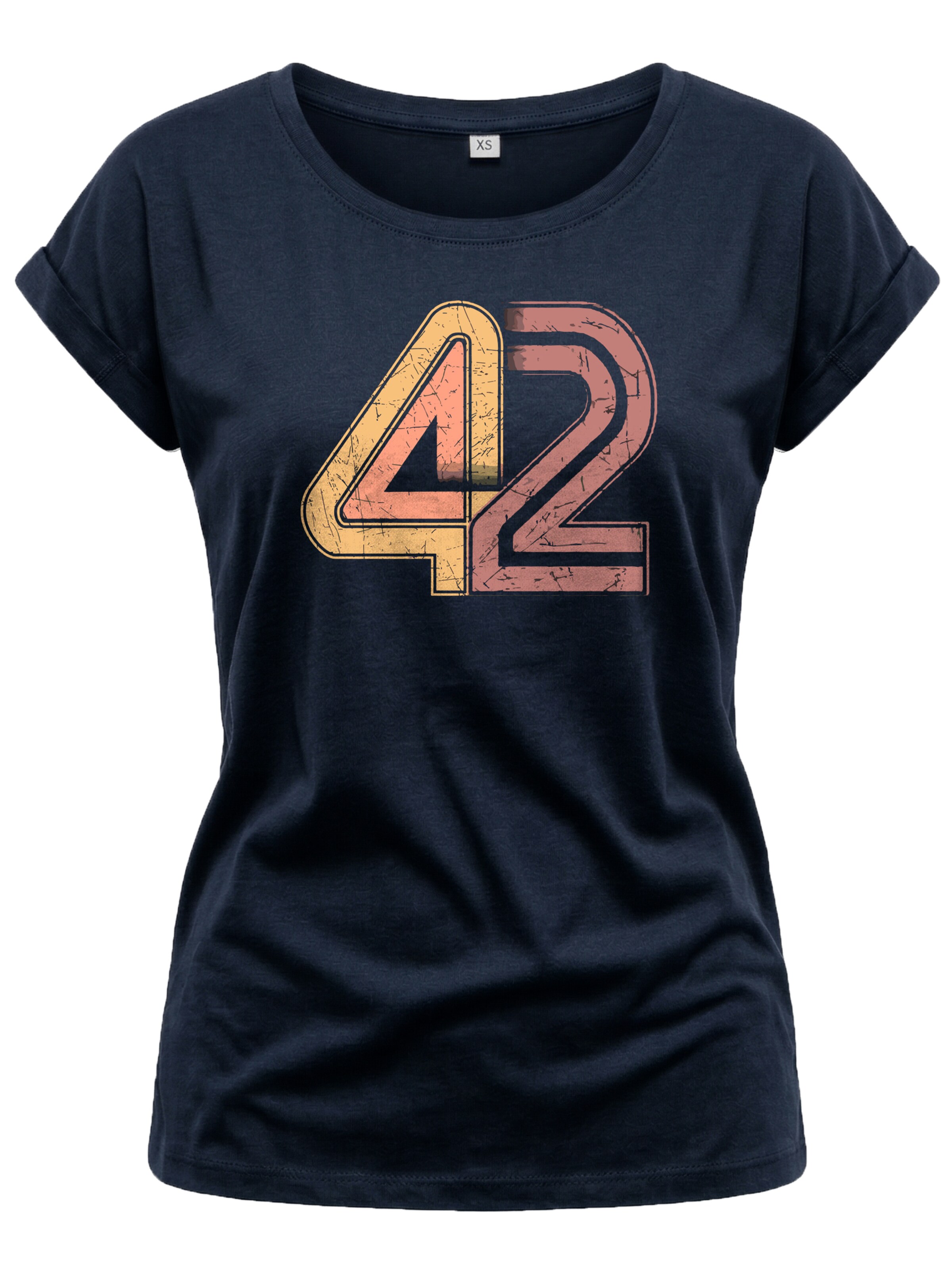 MAKAYA Shirt '42 The Answer' in Blue: front