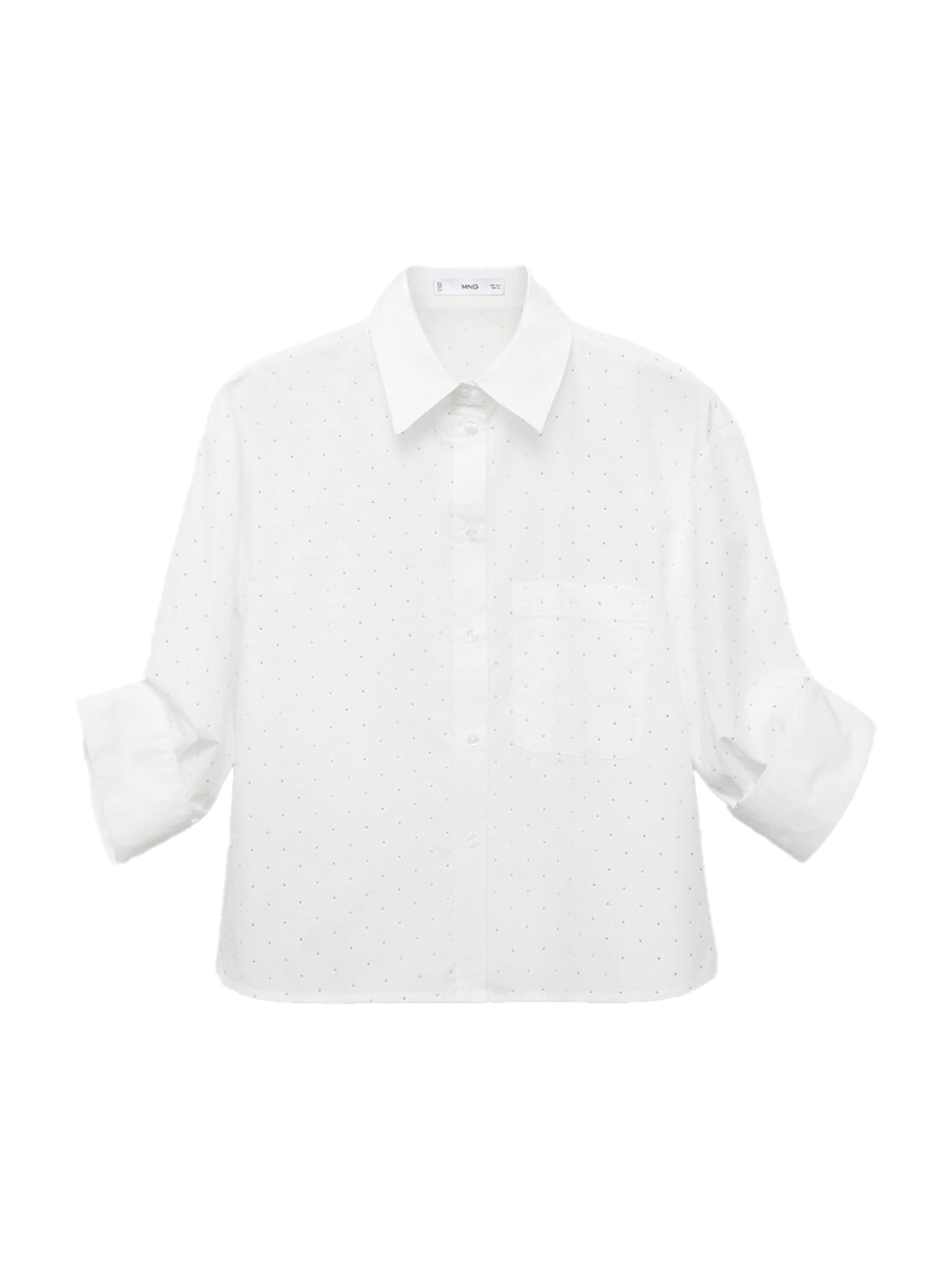 MANGO Blúzka - Biela: predná strana