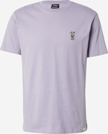 T-Shirt 'Bye Bye' Iriedaily en violet : devant