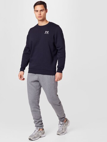 UNDER ARMOUR Конический (Tapered) Спортивные штаны 'Essential' в Серый