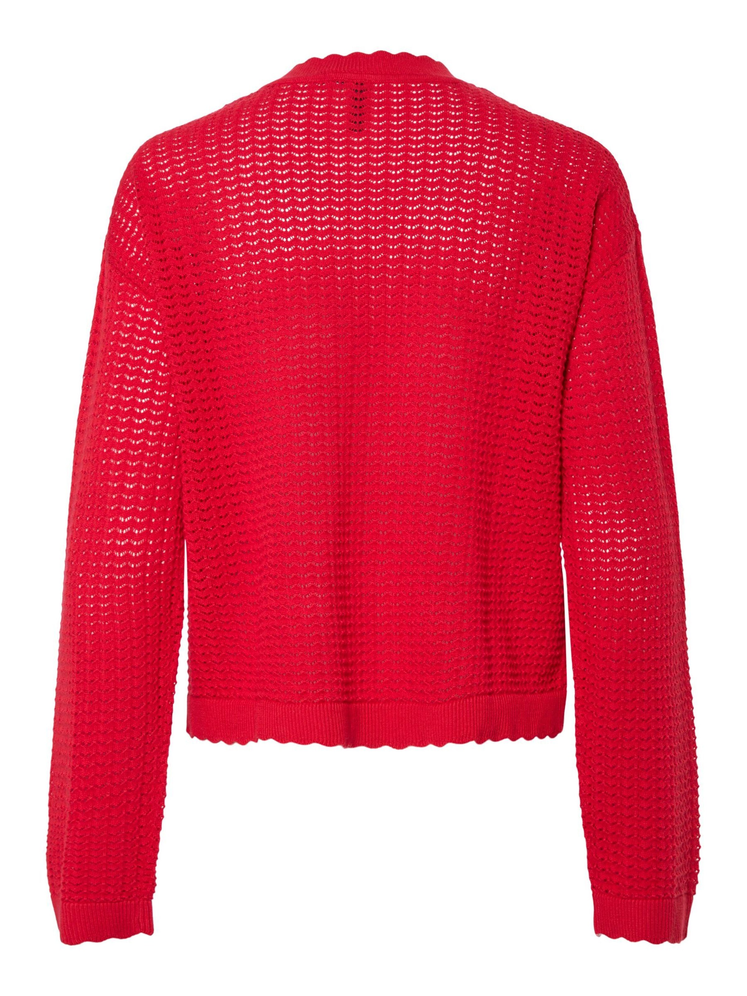 Pullover 'SCOUT' di PIECES in rosso