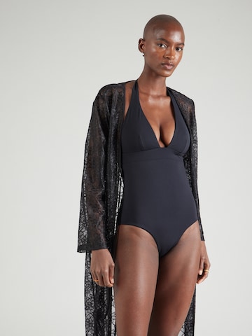 ETAM Triangle Swimsuit 'SCULPT' in Black