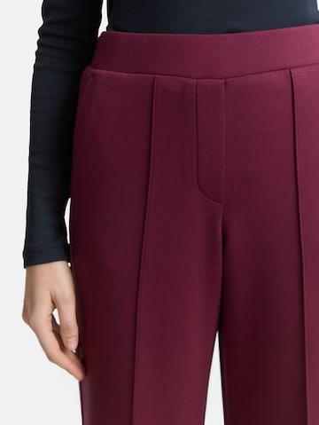 TOM TAILOR Loosefit Broek in Rood