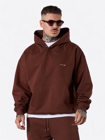 ESTEEM Sweatshirt 'Essential 2.0' i brun: forside