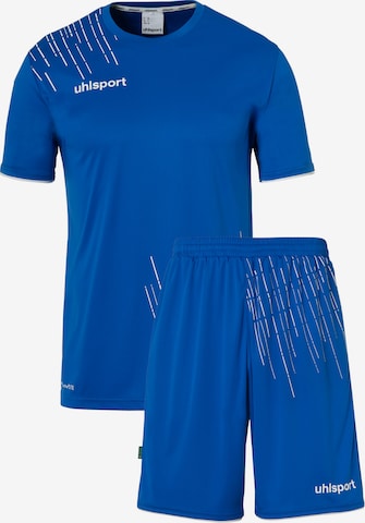UHLSPORT Trainingsanzug in Blau: Vorderseite