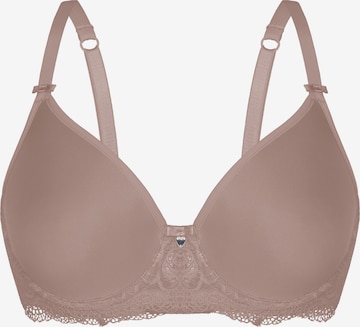 Invisible Soutien-gorge 'BEAUTIFUL ROSE' sassa en marron : devant
